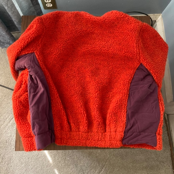 Free People Orange Fleece - Picture 4 of 6